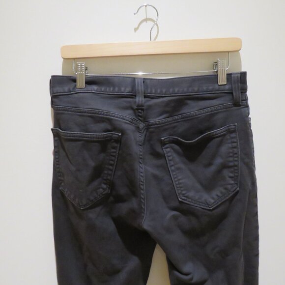 BANANA REPUBLIC Slim Traveler Pant in Dark Gray Minimalist Travel Stretch Cotton - Picture 9 of 13